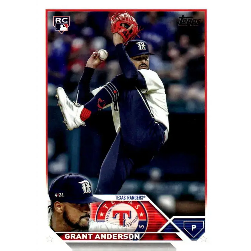 2023 Topps Update Series #US141 Grant Anderson NM-MT RC Rookie Texas Rangers Baseball Card - Baseball Card Single