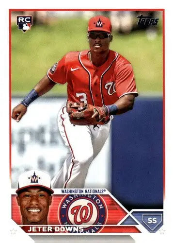 2023 Topps Update Series #US145 Jeter Downs NM-MT RC Rookie Nationals ID:67659 - Baseball Card Single