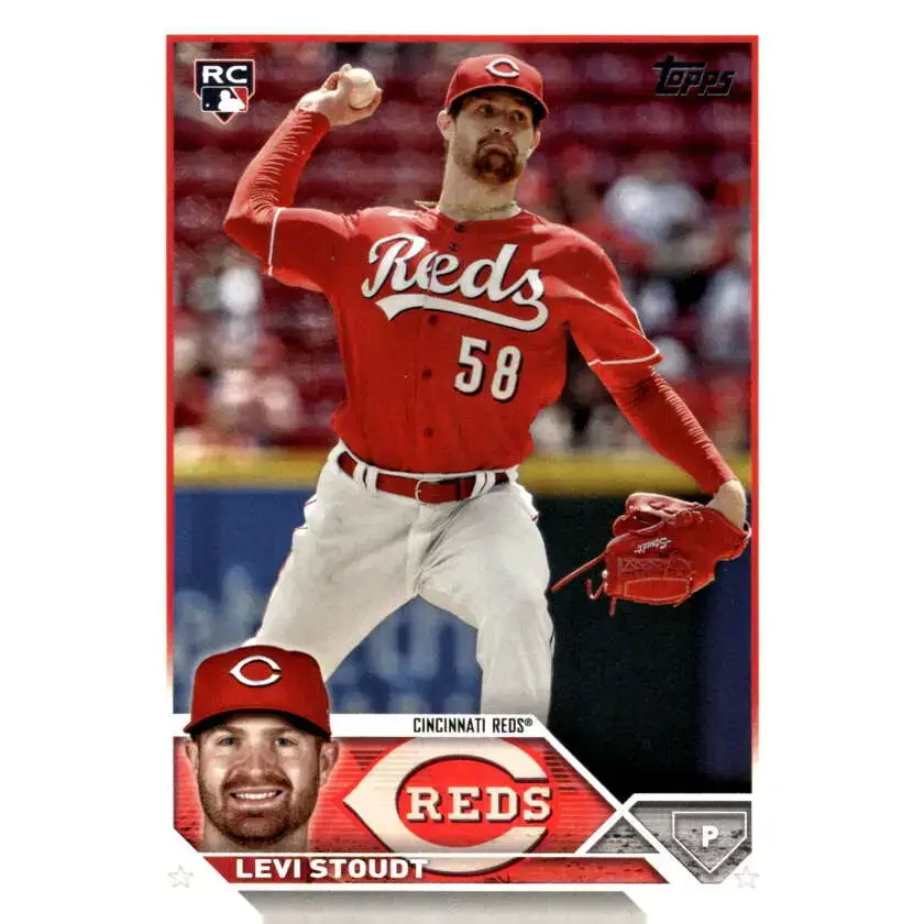 2023 Topps Update Series #US149 Levi Stoudt NM-MT RC Rookie Cincinnati Reds Baseball Card - Baseball Card