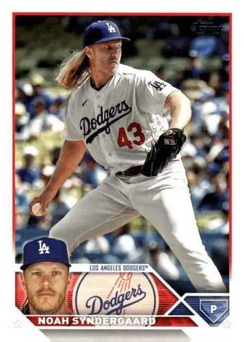 2023 Topps Update Series #US150 Noah Syndergaard NM-MT Dodgers ID:63872 - Baseball Card Single