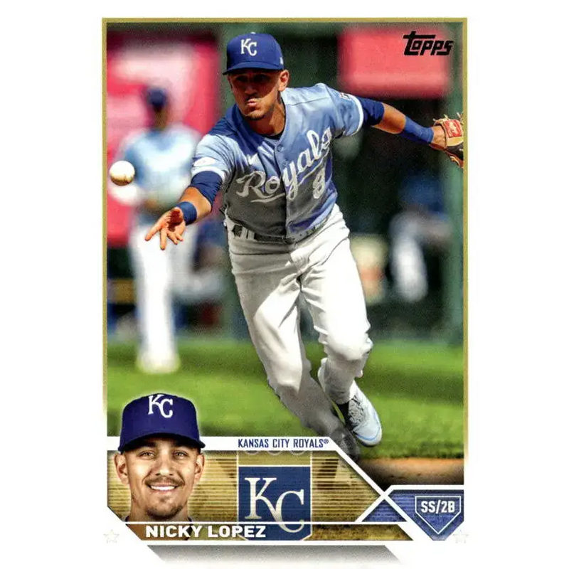 2023 Topps Update Series #US151 Nicky Lopez NM-MT Kansas City Royals Baseball Card - Baseball Card Single