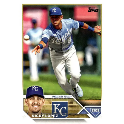 2023 Topps Update Series #US151 Nicky Lopez NM-MT Kansas City Royals Baseball Card