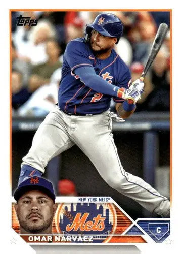 2023 Topps Update Series #US152 Omar Narvaez NM-MT Mets ID:67661 - Baseball Card Single