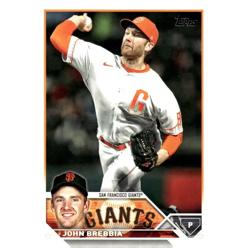 2023 Topps Update Series #US157 John Brebbia NM-MT San Francisco Giants Baseball Card - Baseball Card