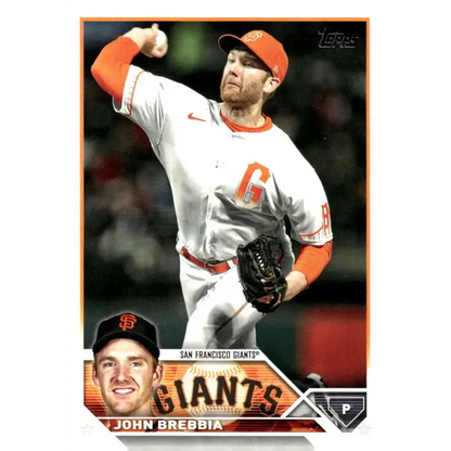 2023 Topps Update Series #US157 John Brebbia NM-MT San Francisco Giants Baseball Card - Baseball Card