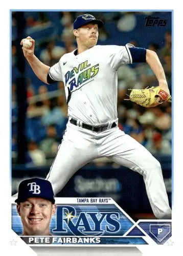 2023 Topps Update Series US16 Pete Fairbanks baseball card with original gloss Near Mint