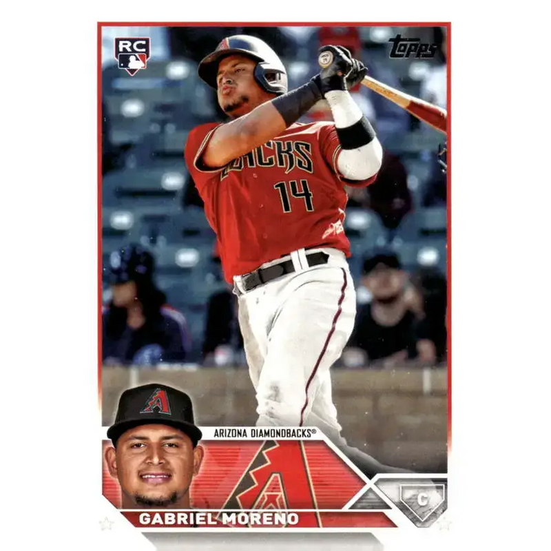 2023 Topps Update Series #US161 Gabriel Moreno NM-MT RC Rookie Arizona Diamondbacks Baseball Card - Baseball Card Single
