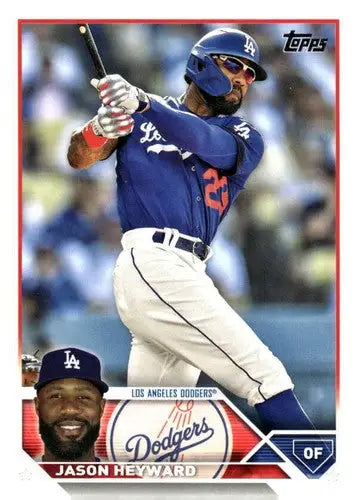 2023 Topps Update Series US164 Jason Heyward baseball card Dodgers ID 73875