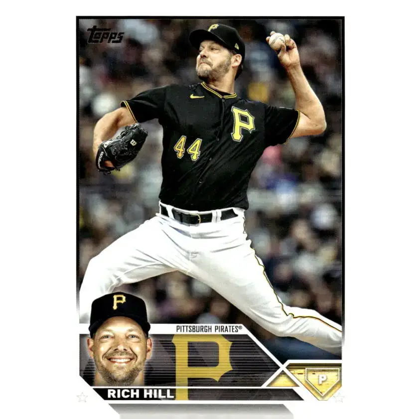 2023 Topps Update Series #US17 Rich Hill NM-MT Pittsburgh Pirates Baseball Card - Baseball Card