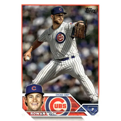 2023 Topps Update Series #US170 Rowan Wick NM-MT Chicago Cubs Baseball Card - Baseball Card