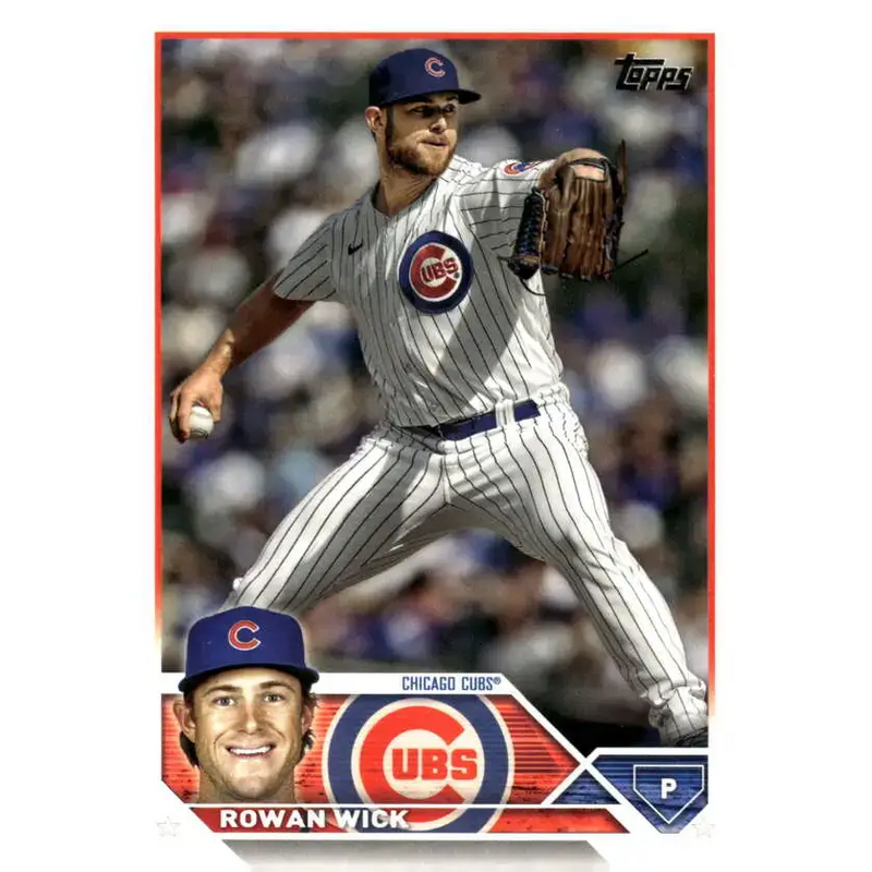 2023 Topps Update Series #US170 Rowan Wick NM-MT Chicago Cubs Baseball Card - Baseball Card Single