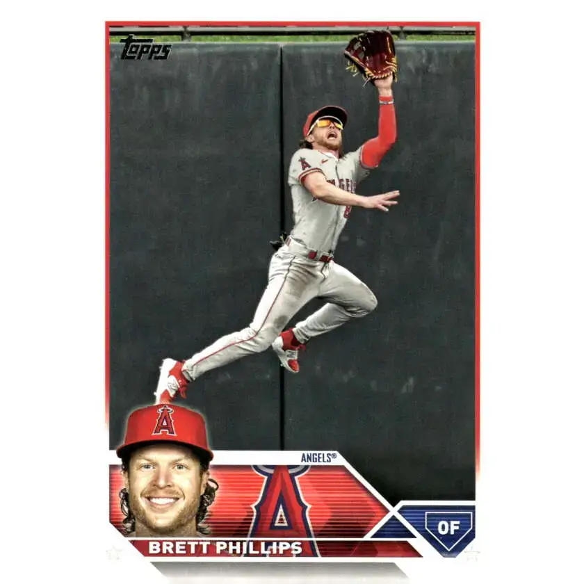 2023 Topps Update Series #US171 Brett Phillips NM-MT Los Angeles Angels Baseball Card - Baseball Card Single