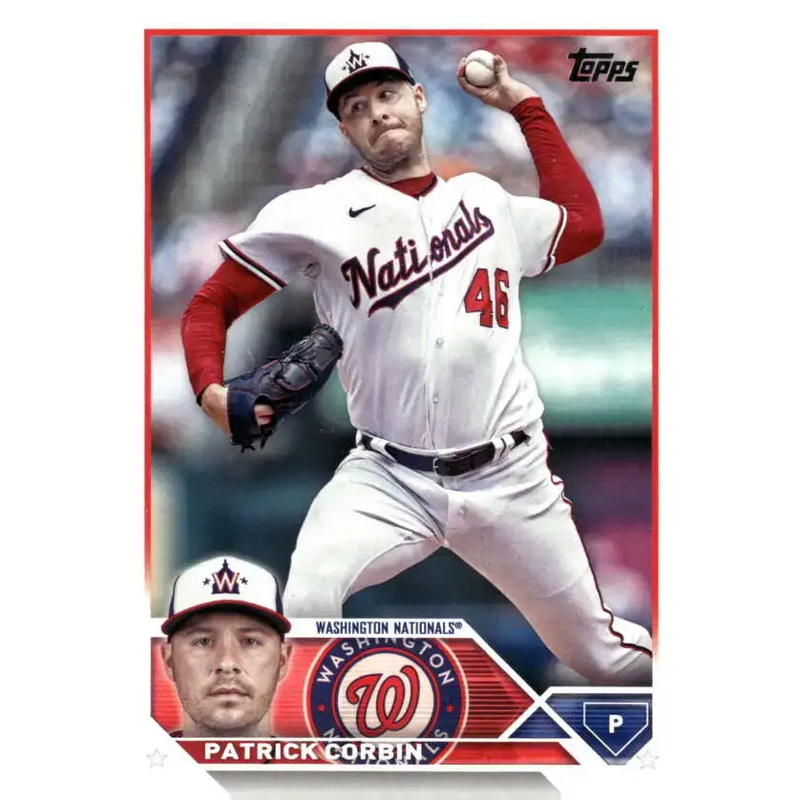 2023 Topps Update Series #US172 Patrick Corbin NM-MT Washington Nationals Baseball Card - Baseball Card Single