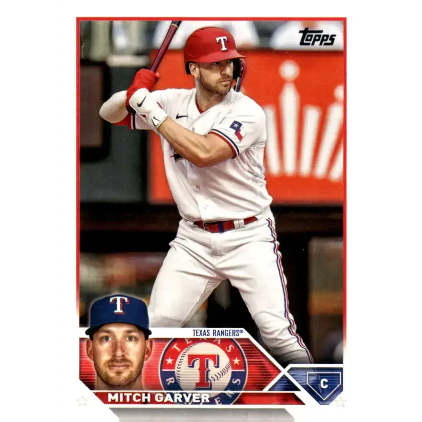 2023 Topps Update Series #US177 Mitch Garver NM-MT Texas Rangers Baseball Card - Baseball Card