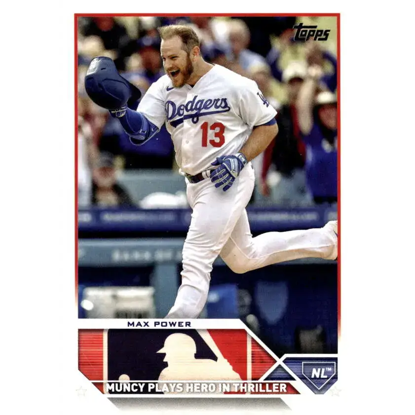 2023 Topps Update Series #US179 Max Muncy NM-MT Los Angeles Dodgers Baseball Card - Baseball Card Single