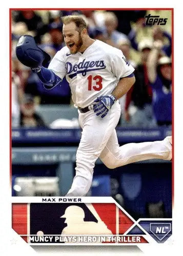 2023 Topps Update Series US179 Max Muncy Dodgers baseball card in Near Mint condition