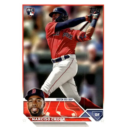 2023 Topps Update Series #US186 Narciso Crook NM-MT RC Rookie Boston Red Sox Baseball Card - Baseball Card