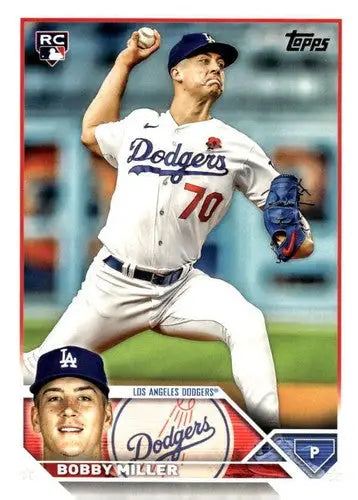 2023 Topps Update Series #US188 Bobby Miller NM-MT RC Rookie Dodgers ID:67667 - Baseball Card Single