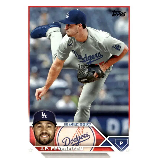 2023 Topps Update Series #US191 J.P. Feyereisen NM-MT Los Angeles Dodgers Baseball Card - Baseball Card