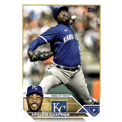 2023 Topps Update Series #US194 Aroldis Chapman NM-MT Kansas City Royals Baseball Card