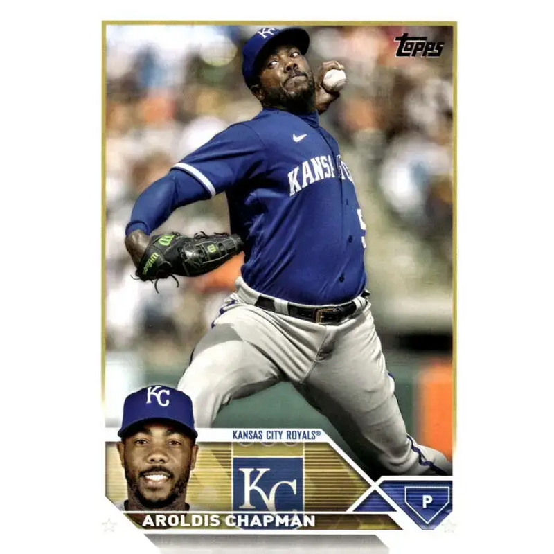 2023 Topps Update Series #US194 Aroldis Chapman NM-MT Kansas City Royals Baseball Card - Baseball Card Single