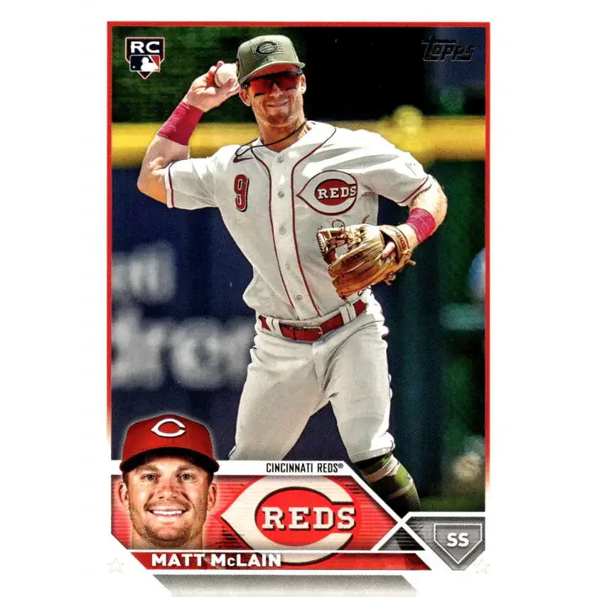 2023 Topps Update Series #US199 Matt McLain NM-MT RC Rookie Cincinnati Reds Baseball Card - Baseball Card