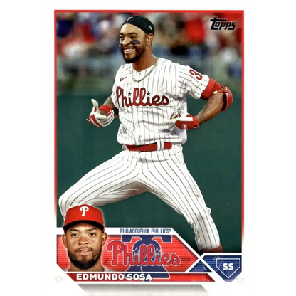 2023 Topps Update Series #US2 Edmundo Sosa NM-MT Philadelphia Phillies Baseball Card