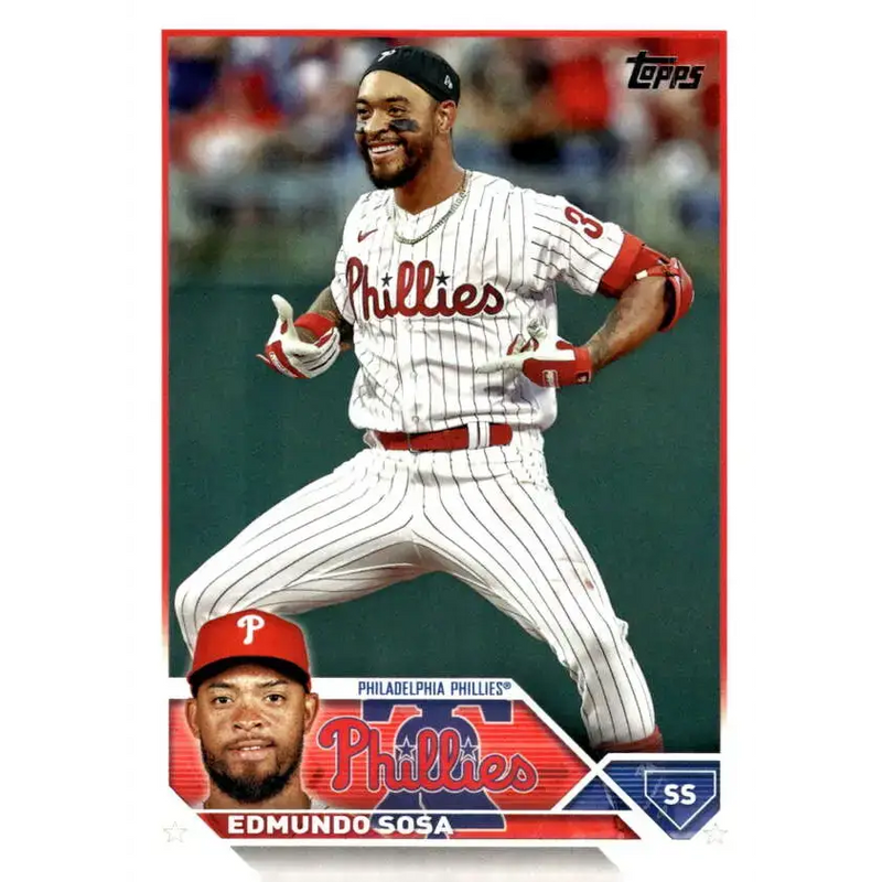 2023 Topps Update Series #US2 Edmundo Sosa NM-MT Philadelphia Phillies Baseball Card - Baseball Card Single