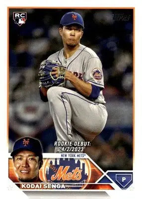 2023 Topps Update Series #US20 Kodai Senga NM-MT Mets Rookie Debut ID:81180 - Baseball Card Single