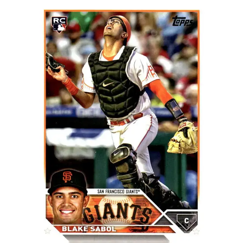 2023 Topps Update Series #US201 Blake Sabol NM-MT RC Rookie San Francisco Giants Baseball Card - Baseball Card Single