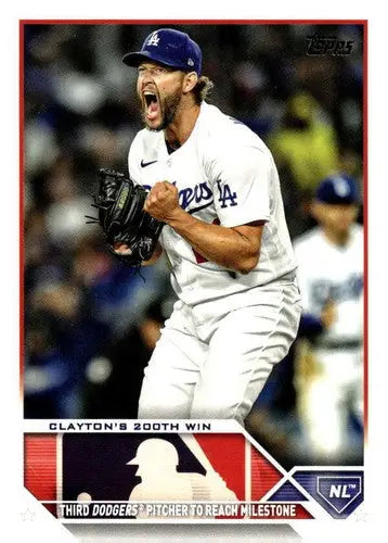 2023 Topps Update Series #US202 Clayton Kershaw NM Near Mint Dodgers Se ID:65750 - Baseball Card Single