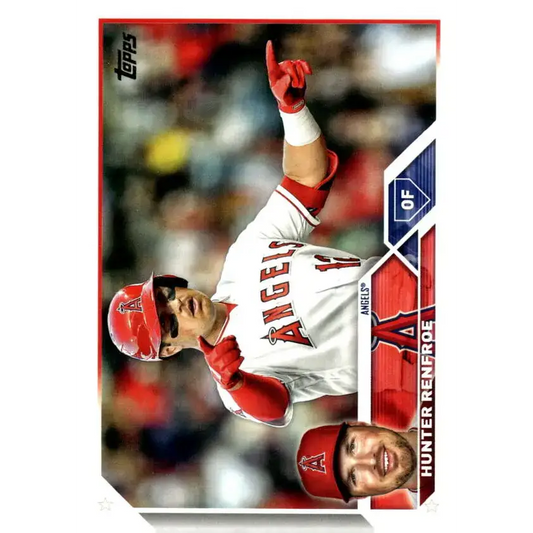 2023 Topps Update Series #US204 Hunter Renfroe NM-MT Los Angeles Angels Baseball Card - Baseball Card Single