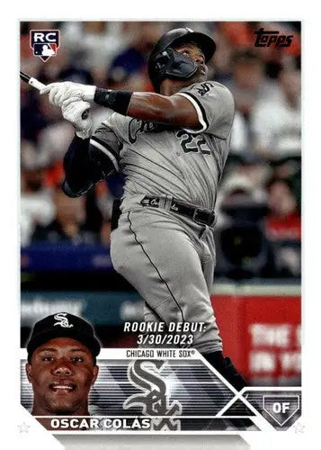 2023 Topps Update Series #US205 Oscar Colas NM Near Mint White Sox Rook ID:65754 - Baseball Card Single