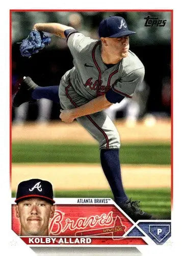 2023 Topps Update Series US209 Kolby Allard baseball card with original gloss NM-MT