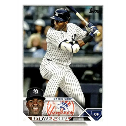 2023 Topps Update Series #US211 Estevan Florial NM-MT New York Yankees Baseball Card - Baseball Card