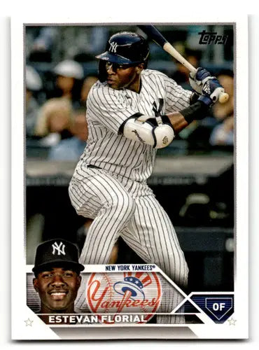 Baseball card from Topps Update Series USA211 Estevan Florial NM Near Mint Yankees