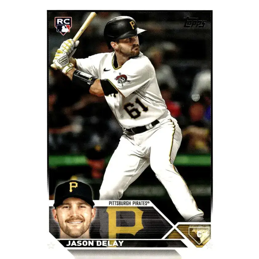 2023 Topps Update Series #US220 Jason Delay NM-MT RC Rookie Pittsburgh Pirates Baseball Card - Baseball Card