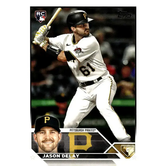2023 Topps Update Series #US220 Jason Delay NM-MT RC Rookie Pittsburgh Pirates Baseball Card - Baseball Card