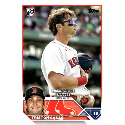 2023 Topps Update Series #US221 Triston Casas NM-MT Boston Red Sox Baseball Card - Baseball Card