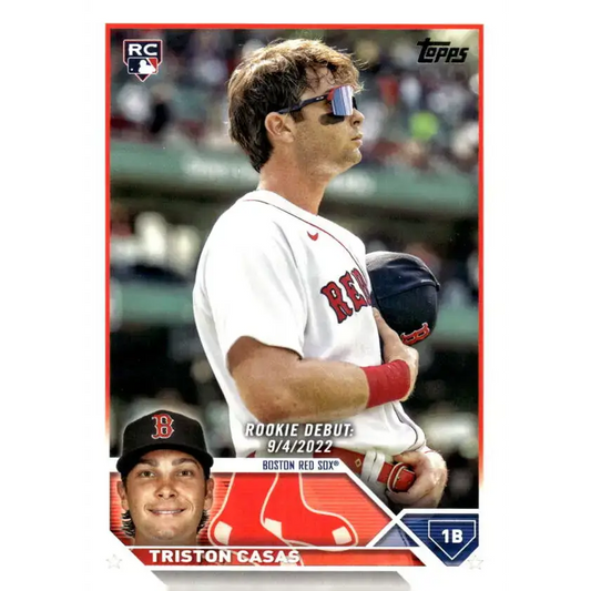 2023 Topps Update Series #US221 Triston Casas NM-MT Boston Red Sox Baseball Card - Baseball Card
