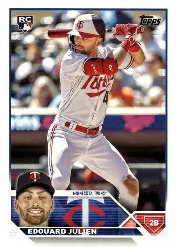 2023 Topps Update Series US222 Edouard Julien Rookie Card Twins ID 67045