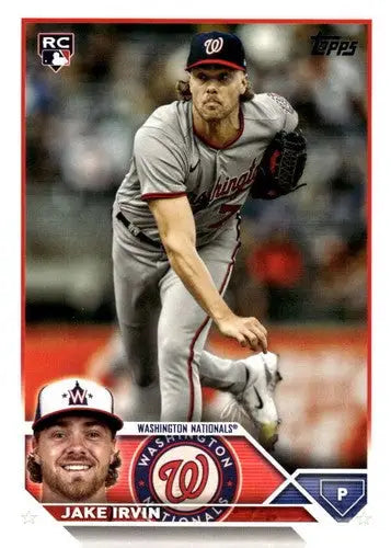 2023 Topps Update Series #US224 Jake Irvin NM-MT RC Rookie Nationals ID:67673 - Baseball Card Single