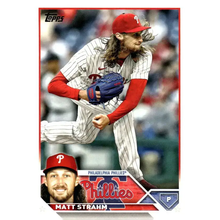2023 Topps Update Series #US226 Matt Strahm NM-MT Philadelphia Phillies Baseball Card - Baseball Card