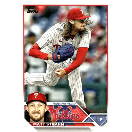 2023 Topps Update Series #US226 Matt Strahm NM-MT Philadelphia Phillies Baseball Card - Baseball Card