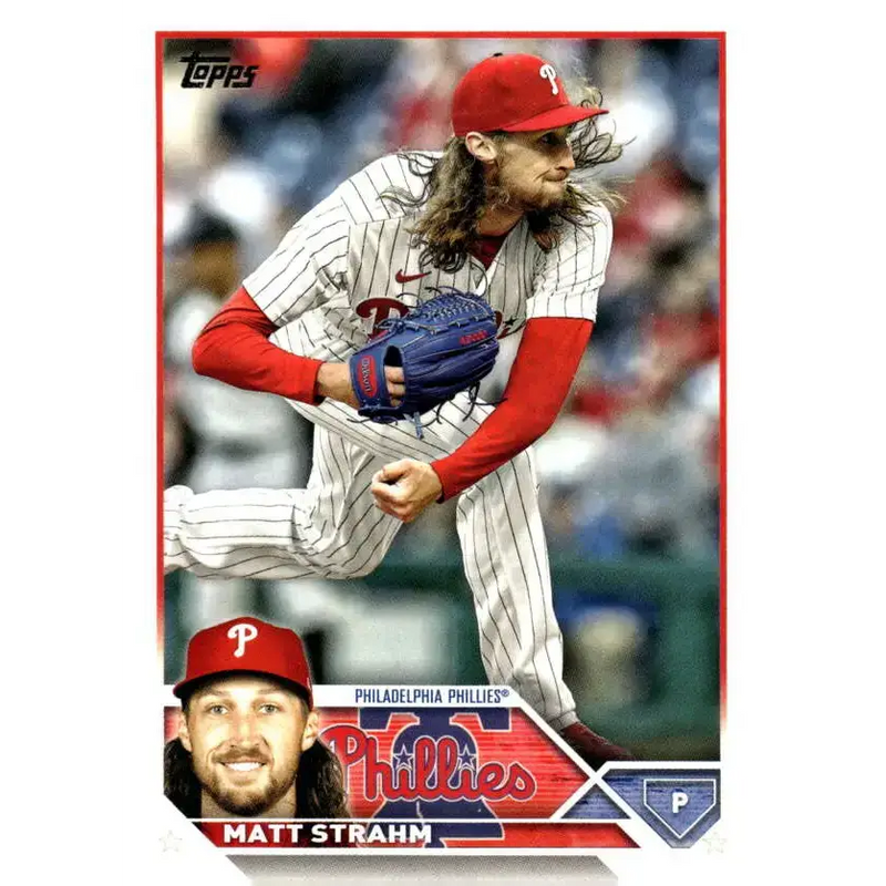 2023 Topps Update Series #US226 Matt Strahm NM-MT Philadelphia Phillies Baseball Card - Baseball Card Single