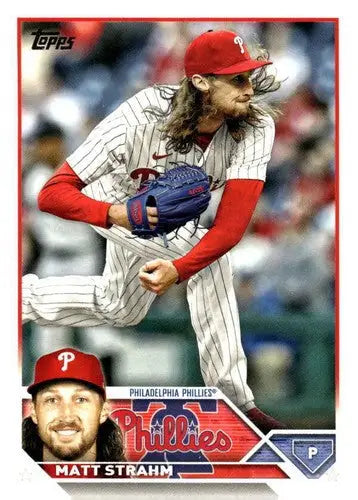 2023 Topps Update Series #US226 Matt Strahm NM Near Mint Phillies ID:65775 - Baseball Card Single
