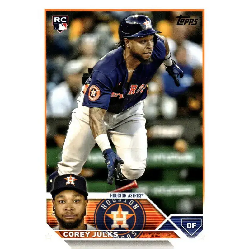 2023 Topps Update Series #US228 Corey Julks NM-MT RC Rookie Houston Astros Baseball Card - Baseball Card Single