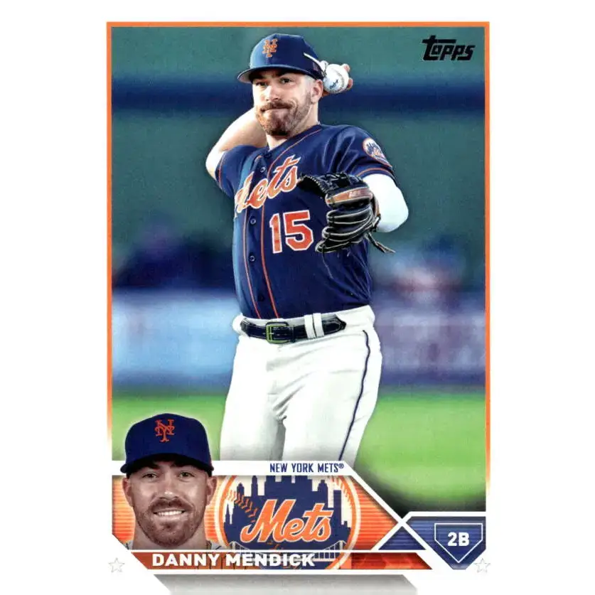 2023 Topps Update Series #US23 Danny Mendick NM-MT New York Mets Baseball Card - Baseball Card