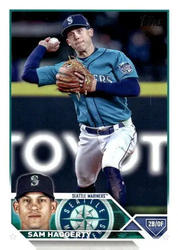 2023 Topps Update Series #US230 Sam Haggerty NM-MT Mariners ID:73887 - Baseball Card Single