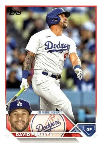 2023 Topps Update Series David Peralta baseball card Dodgers ID63477 NM-MT